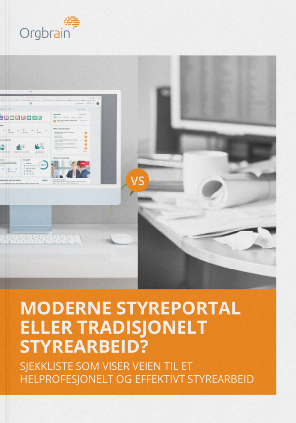 Forside – Moderne styreportal vs. Tradisjonelt styrearbeid 600-857