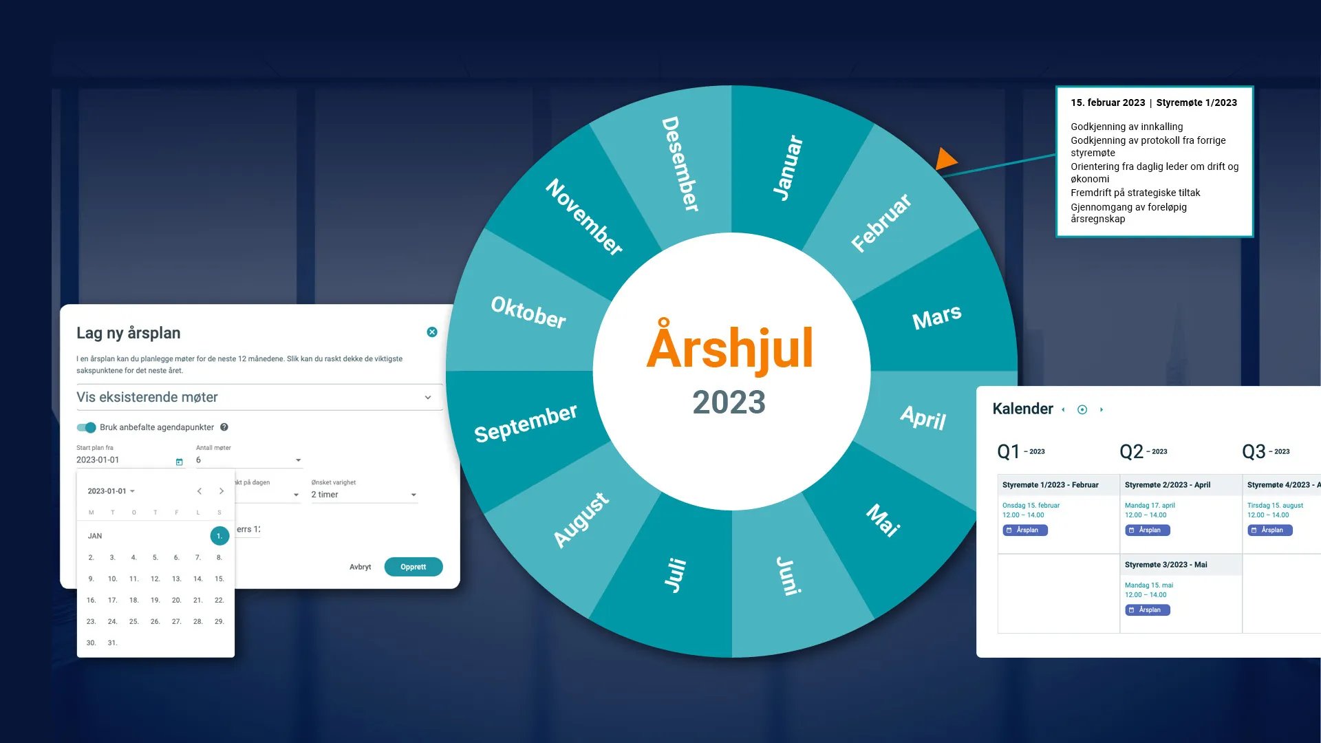 Styrets årshjul – slik øker du verdien på styrets arbeid og overholder juridiske forpliktelser!