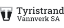 Tyristrand Vannverk logo bw 225 x 100